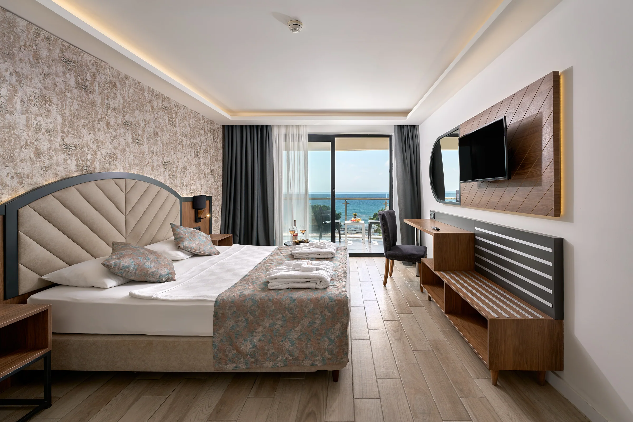 Present-day rooms at Grand Uysal Beach & Spa Hotel