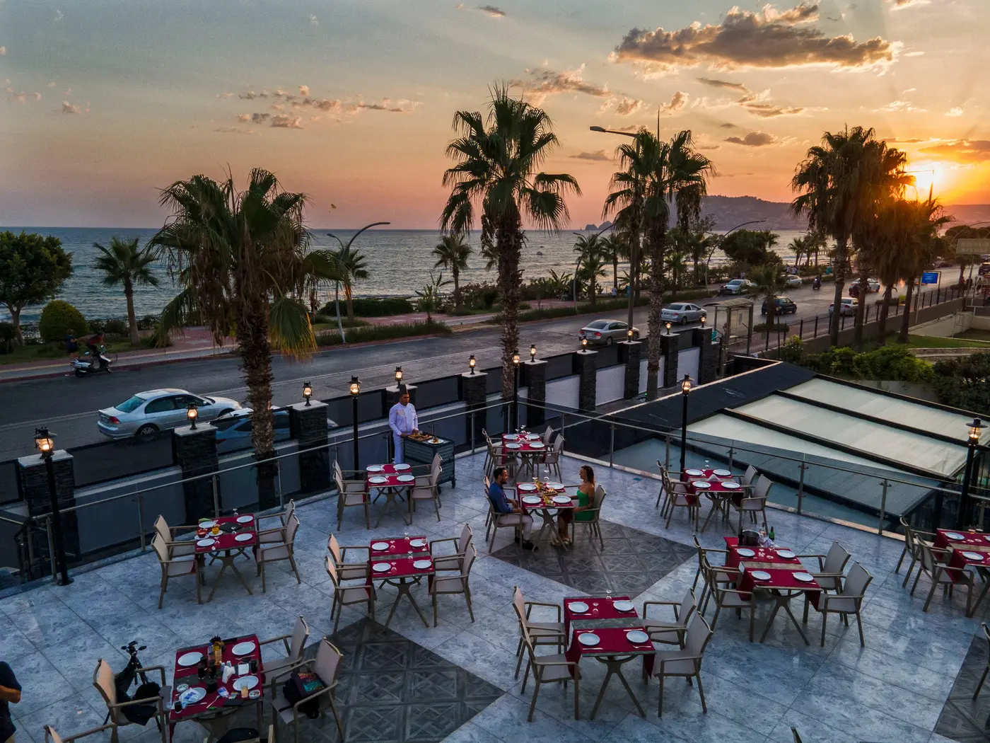 Grand Uysal outdoor dining area
